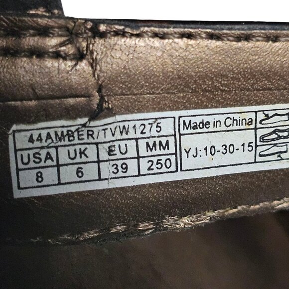 Vionic Women’s Amber Sandals Brown Tortoise Shell Size 8 Strappy - READ - Picture 12 of 12